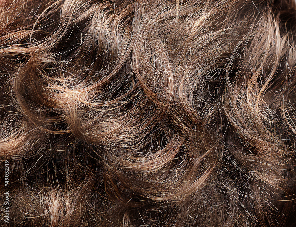 Fototapeta premium Curly hair texture
