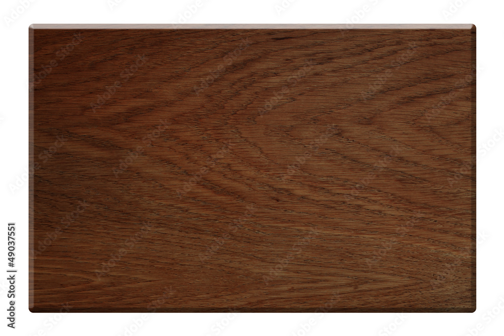Dark wood plate isolated with clipping path included Dark wood plate isolated with clipping path included