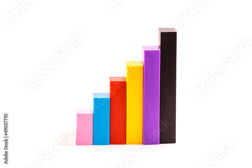 Free Download Color diagram chart of coloured sticks - GFXLoad