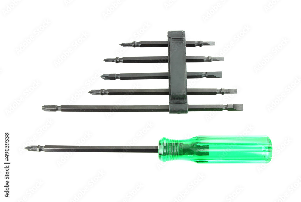 set of the handle screwdriver