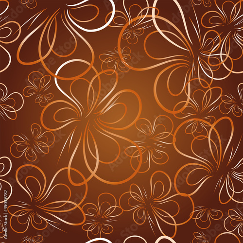 decorative wallpaper with butterfly