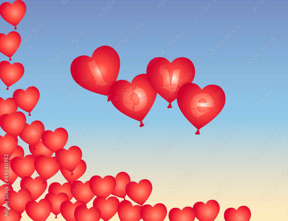 palloncini a cuore love palloncini a cuore love