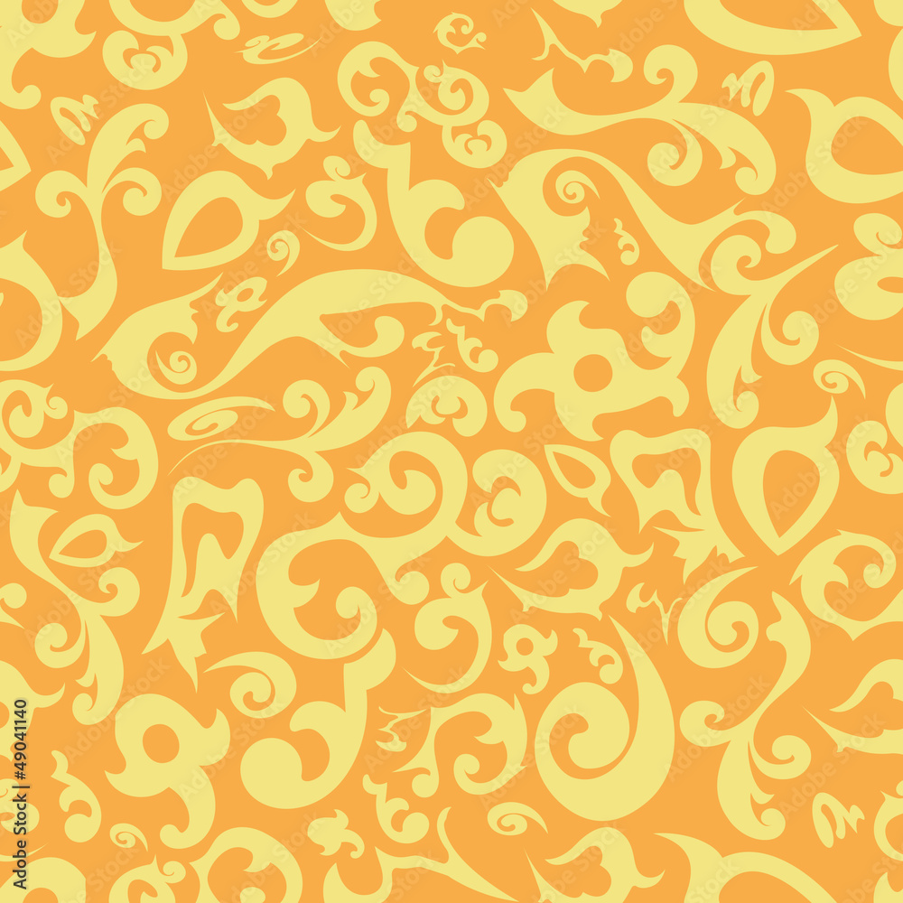 Seamless ornamental wallpaper Seamless ornamental wallpaper