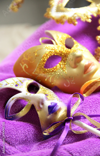 Beautiful Venetian carnival masks