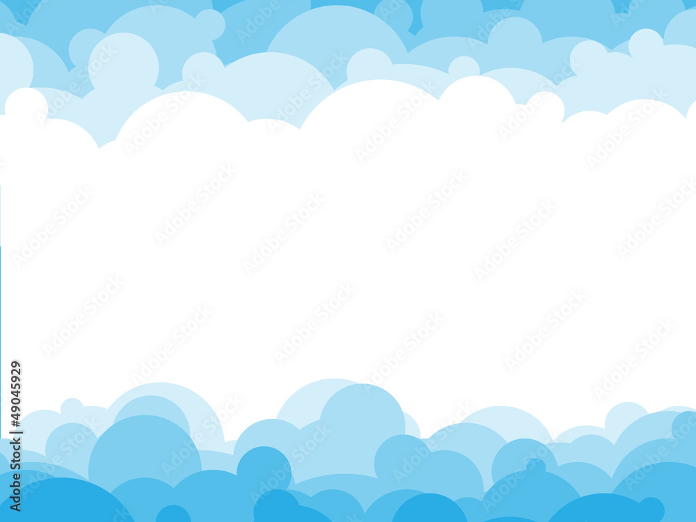 Vector blue clouds Vector blue clouds
