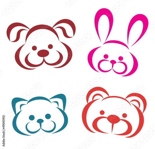 teddy animals portraits