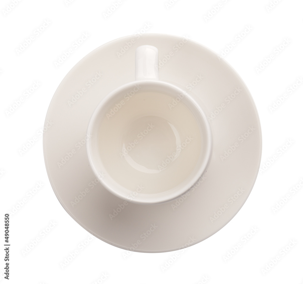 Empty coffee cup