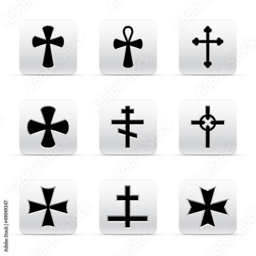 collection of different crosses