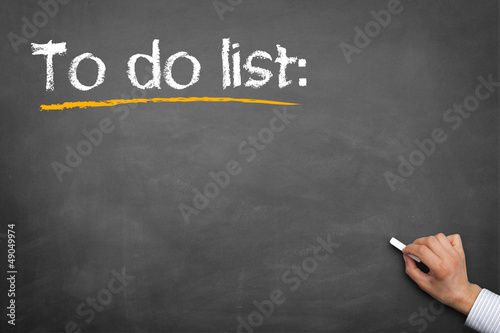 Cuadro en lienzo to do list
