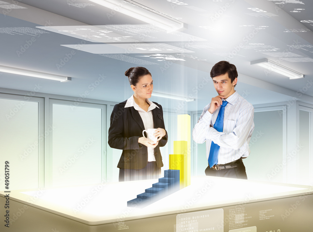 Fototapeta premium Business and innovation technologies
