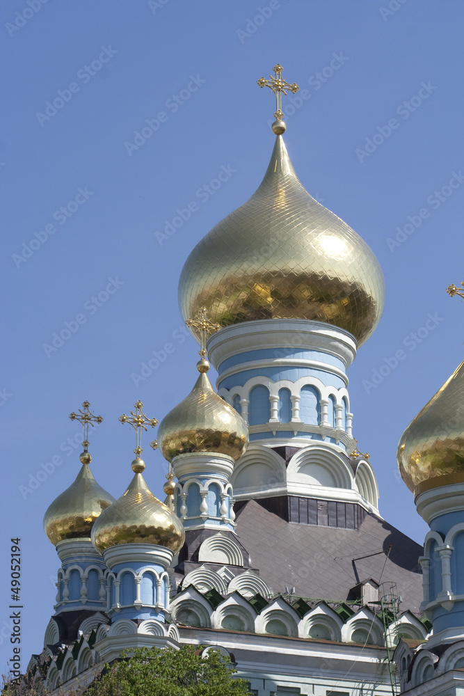 orthodox church domes