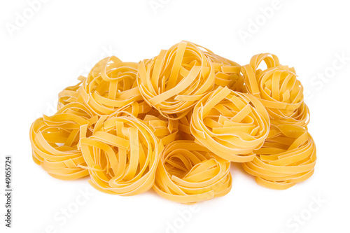 Italian pasta: tagliatelle