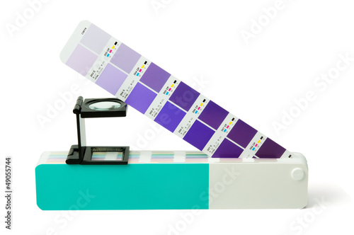 Pantone color guide  in cmyk