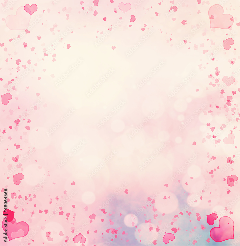 Valentine Hearts Abstract Pink Background. Valentine Hearts Abstract Pink Background.