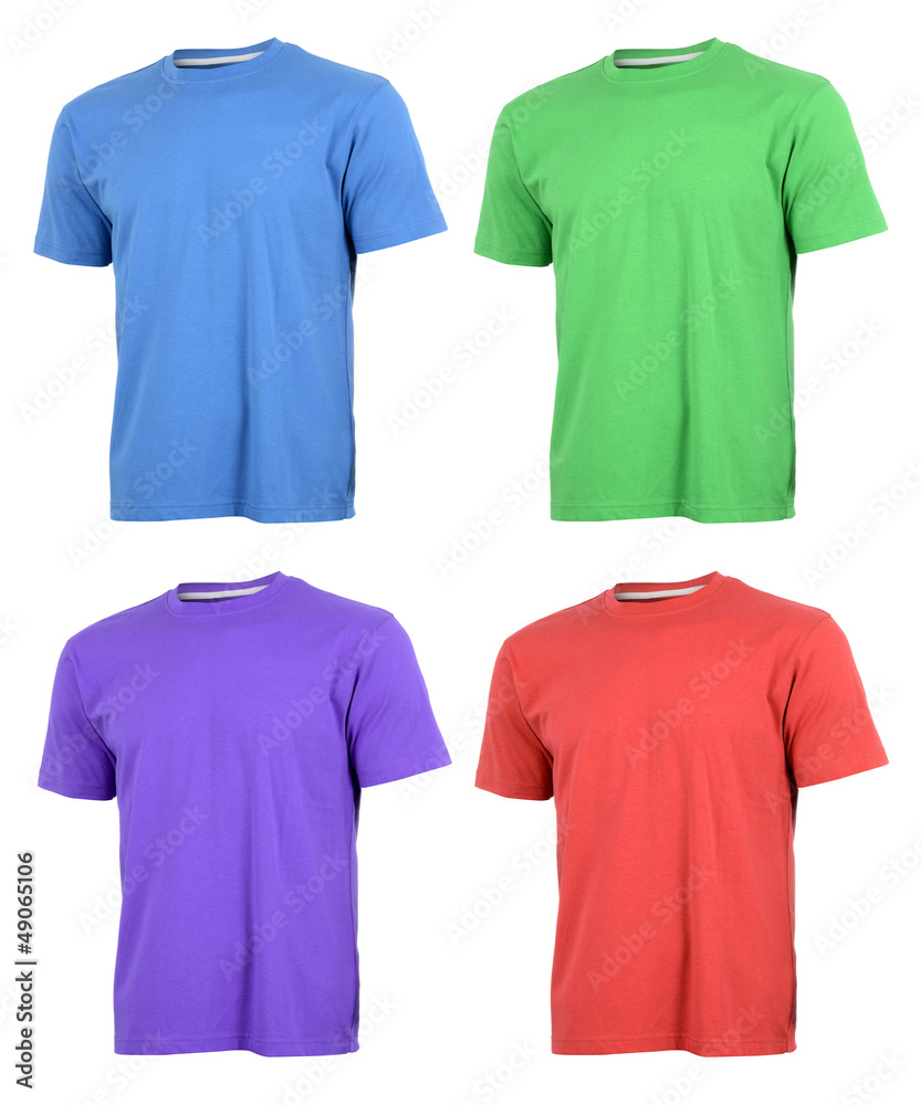 T-shirts in various colors T-shirts in various colors