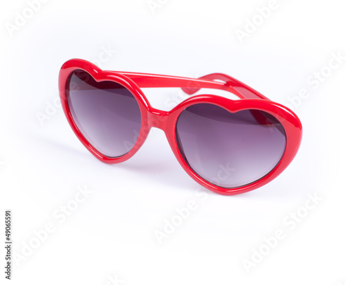 Women's red sunglasses