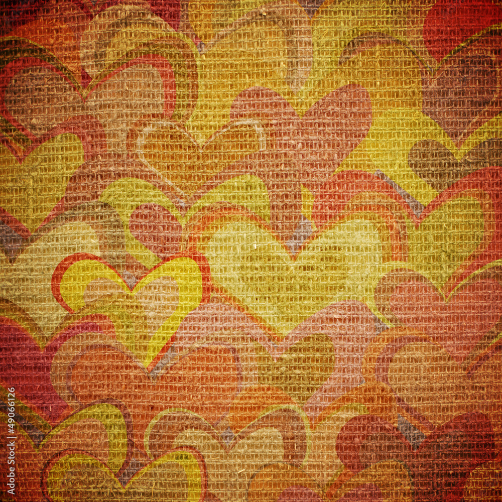 scattered colorful hearts on canvas scattered colorful hearts on canvas