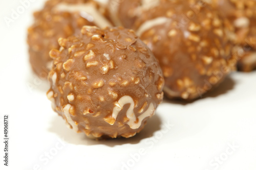 chocolate bolus and nut candy sweet