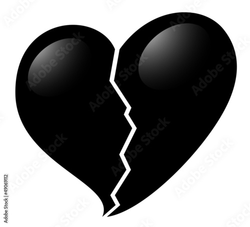 Broken heart design