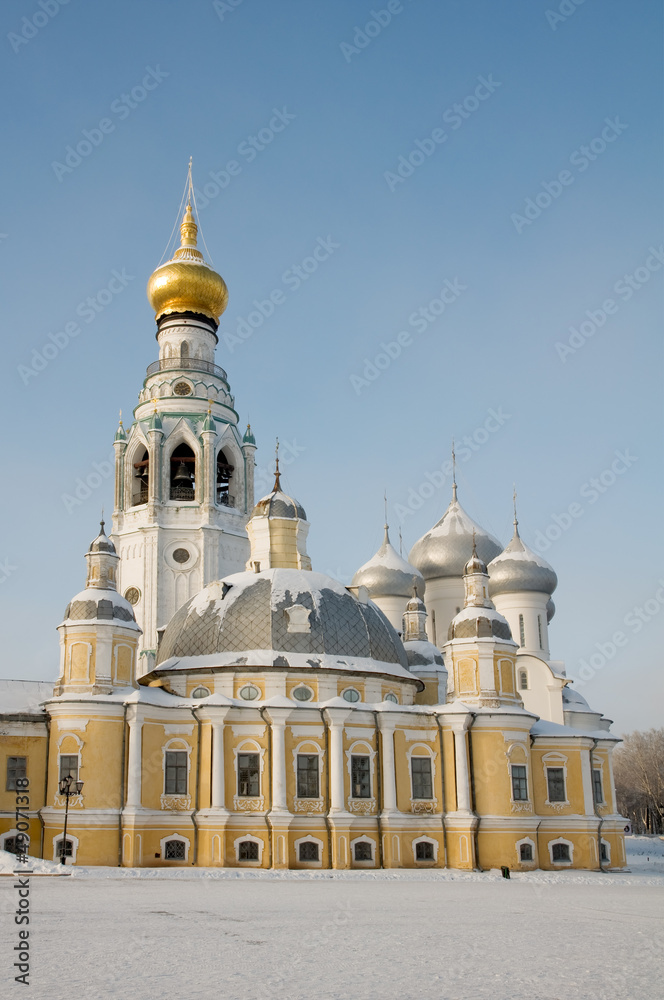 Колокольня Софийского собора. Город Вологда