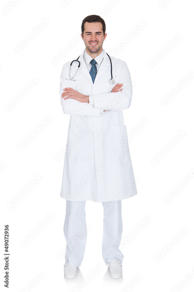 Portrait Of Friendly Male Doctor Portrait Of Friendly Male Doctor