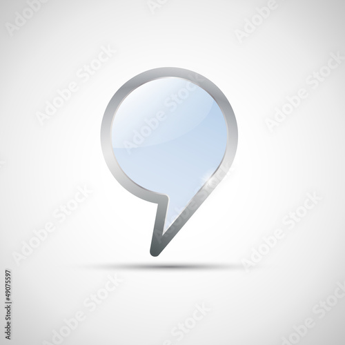 Silver Cover speech # Vector