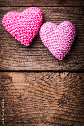 Crochet lovely hearts