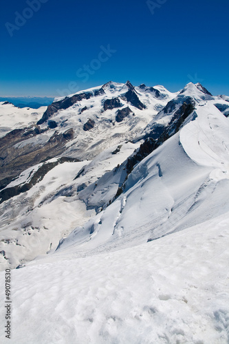Cresta Monte Breithorn e Gruppo del Rosa