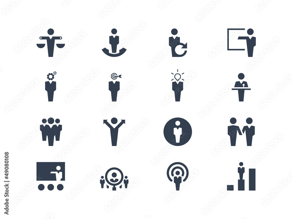 Human resources icons Human resources icons