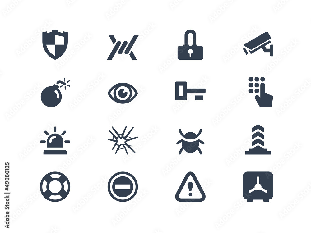 Security icons Security icons
