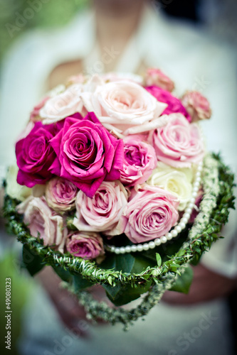 buoquet of roses wedding