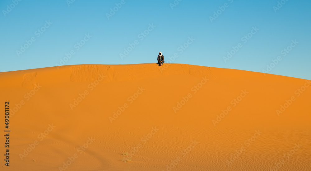 Dune and man