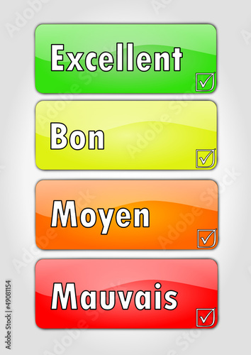 Bouton Web : Satisfaction