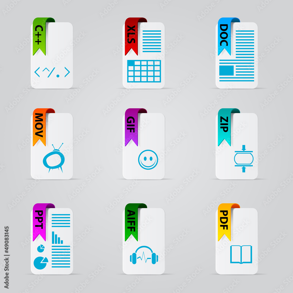 Set of file extension Set of file extension
