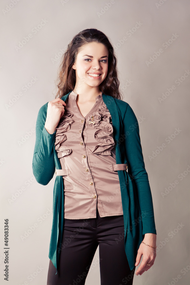 Studio portrait of a beautiful young woman Studio portrait of a beautiful young woman