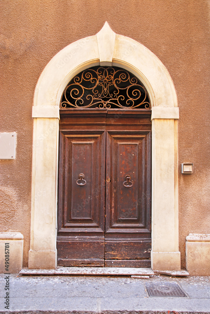 Italy, Livorno old door