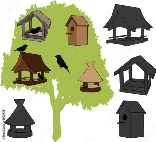 feeder - bird house