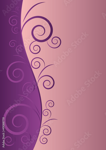Elegant Violet Beauty Background