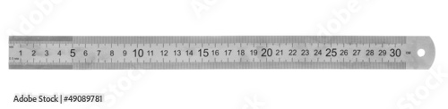Disciplic line of the metric system photo