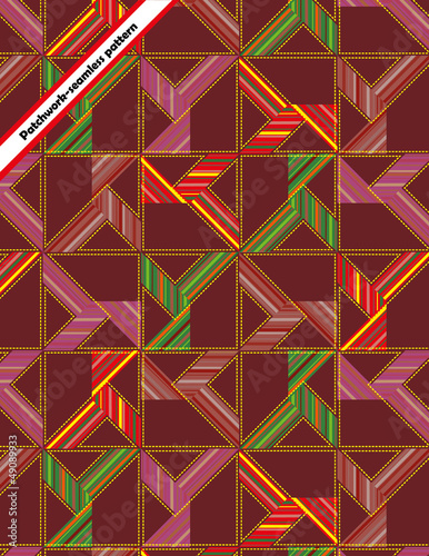 Patchwork -seamless pattern