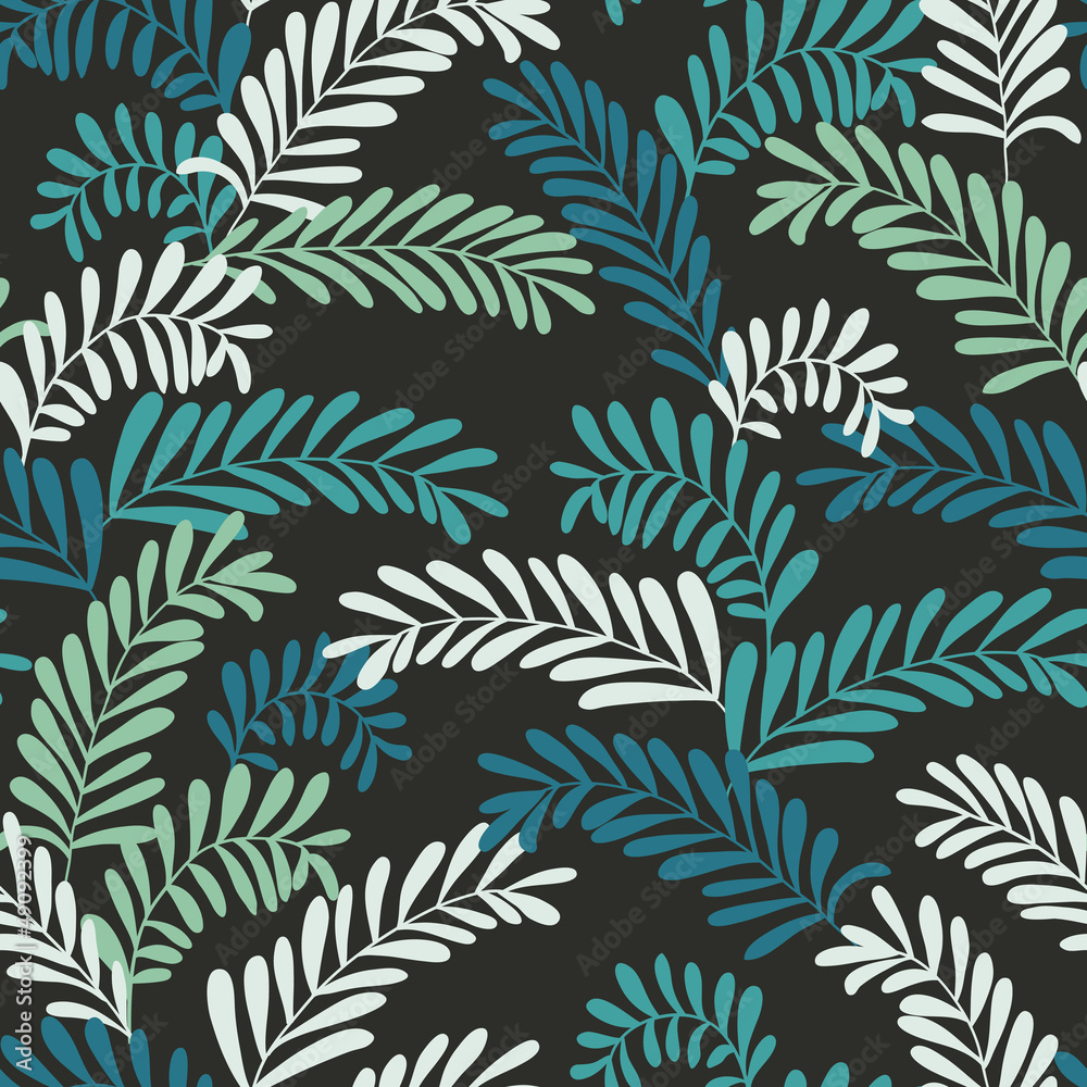 Stylish seamless leaf pattern Stylish seamless leaf pattern