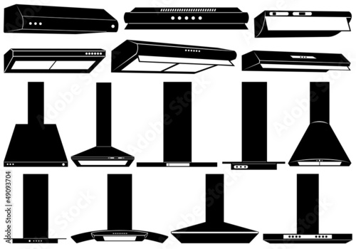 Stove hood set