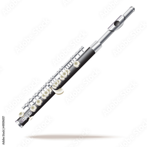 Armstrong piccolo flute - Vector illustration