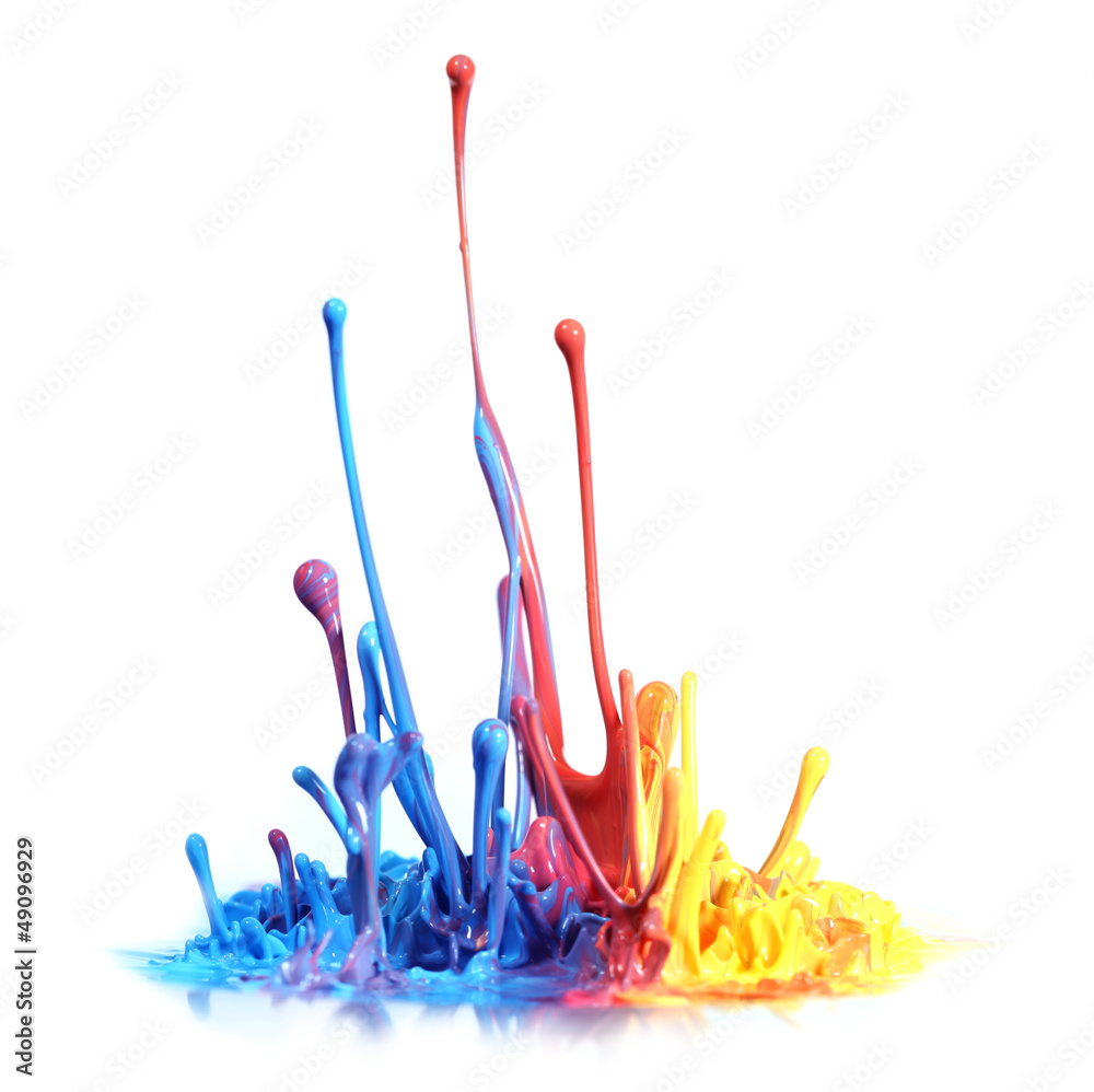 Naklejka premium Paint splash