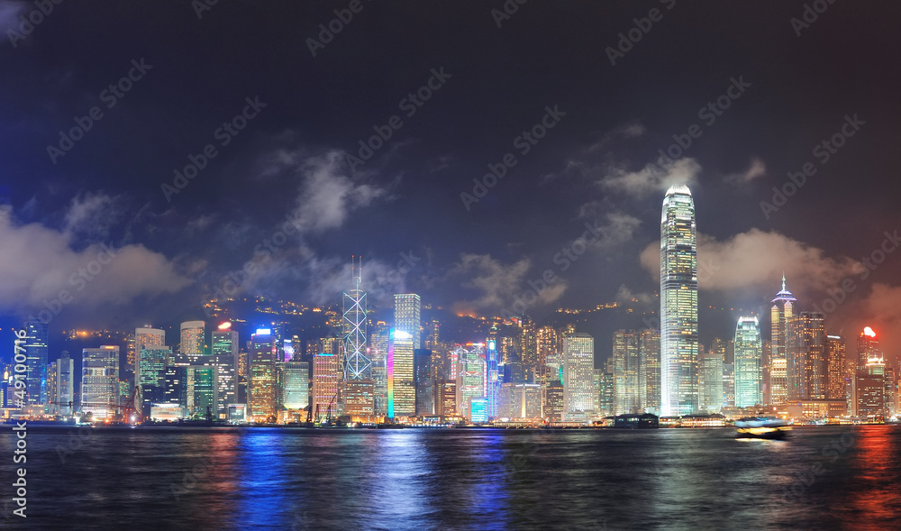 custom made wallpaper toronto digitalHong Kong skyline