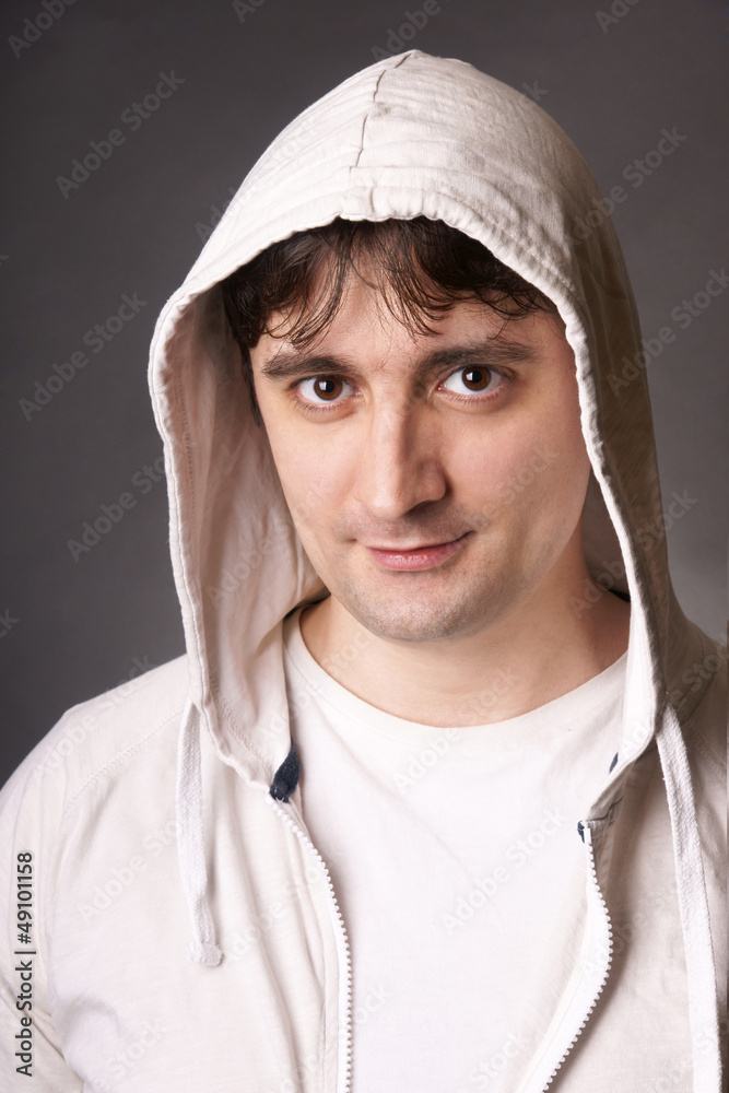 man in hood