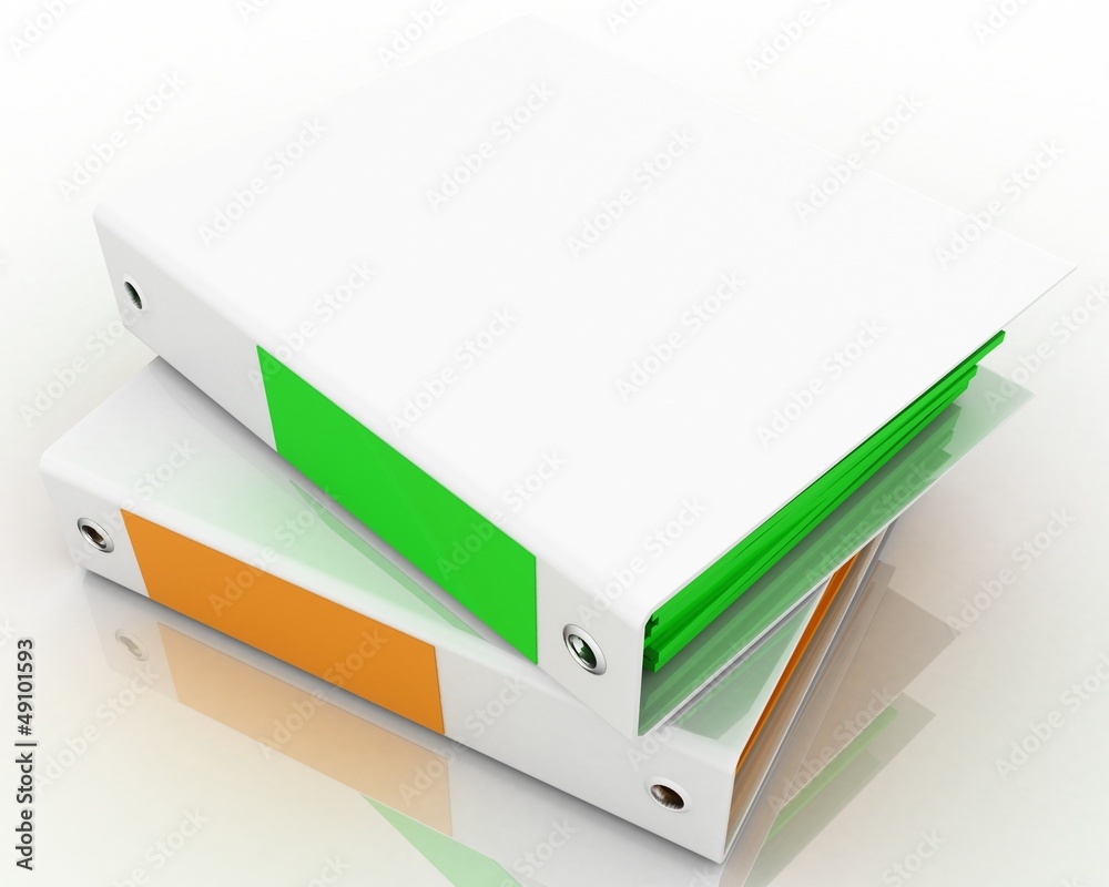 . two folders . two folders