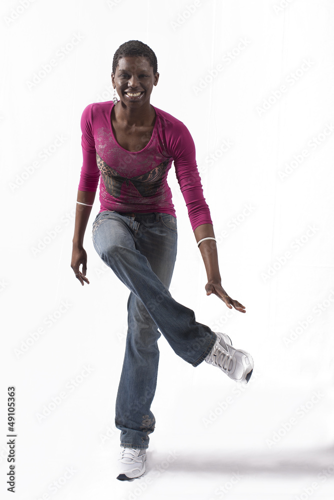 Ragazza che balla Stock Photo | Adobe Stock