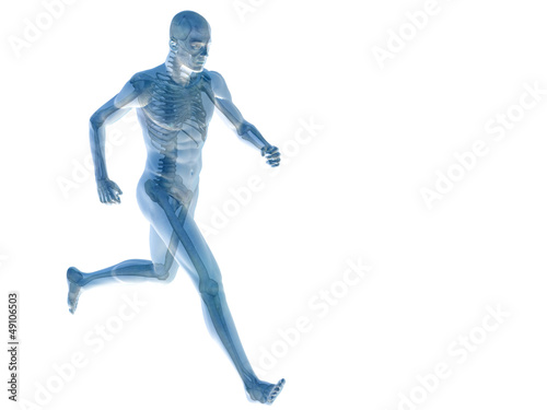 High resolution conceptual human for anatomy,medicine and health