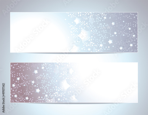 Two Abstract banners backgrounds